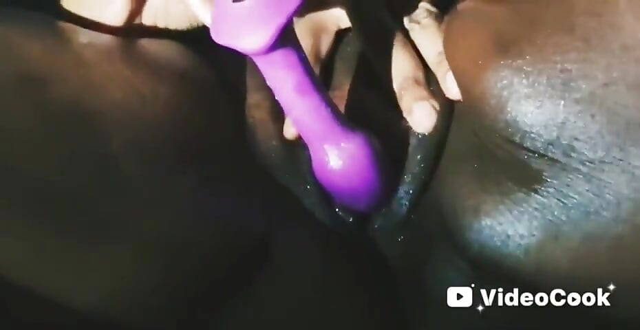 Purple Rose Vs Wet Black Pussy!!
