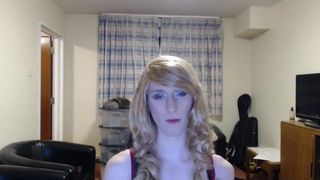 blonde crossdresser