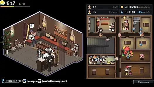 Похотливый традиционный массажный салон - эротический массаж Enon превращается в секс - хентай игра