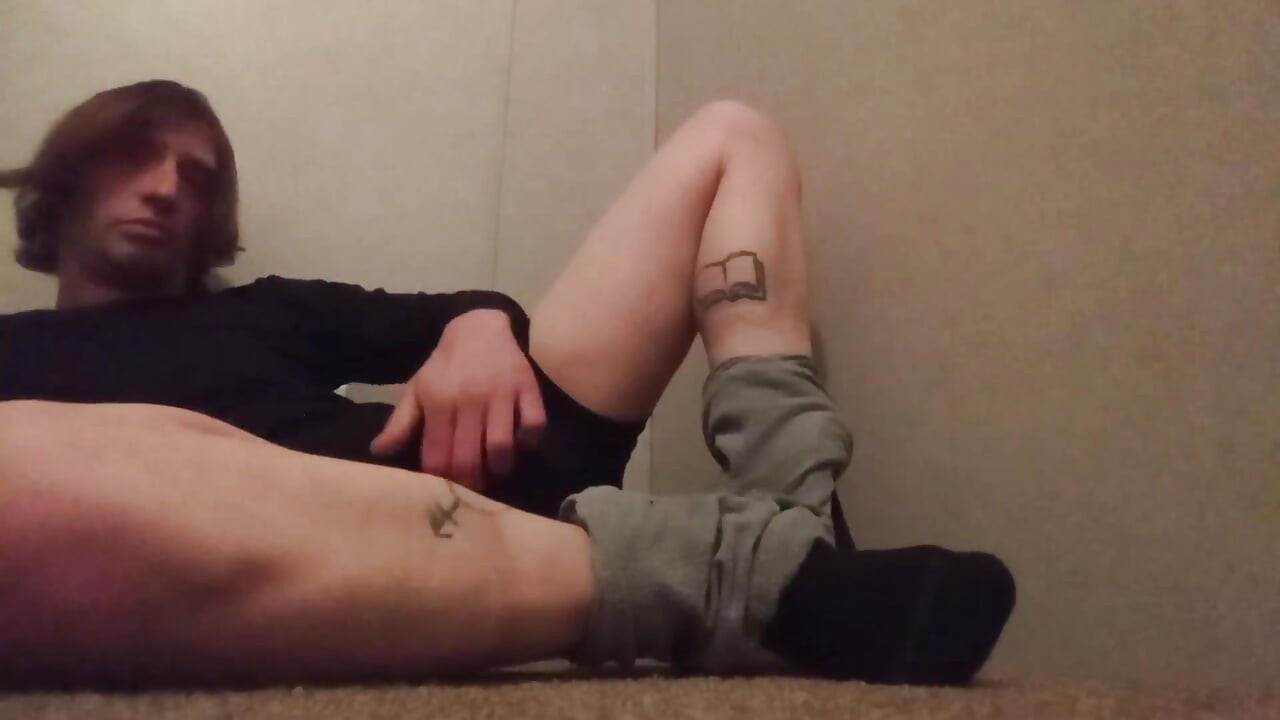 Teasing My Girldick Wearing Boxer-briefs and Leggings