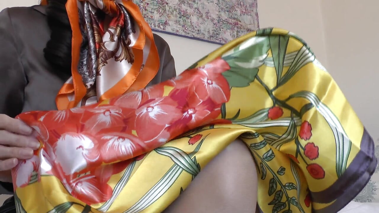 Exciting Satin Scarf Games! Lady Victoria Valente