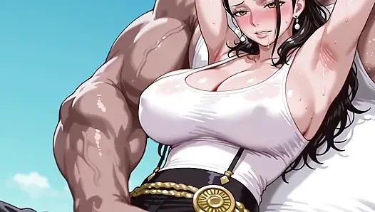 Baraggan (Bleach) x Viola (OP)