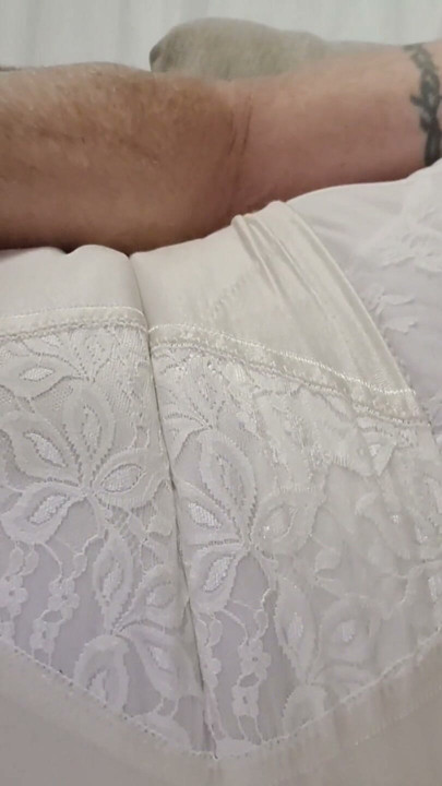 Cum Shot Wearing My Triumph Longline Bra | Clip 3