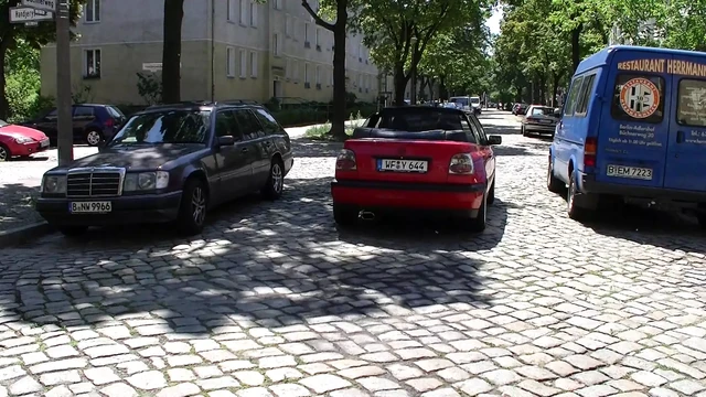 German drivers allows only sexy sluty girls to take the sit