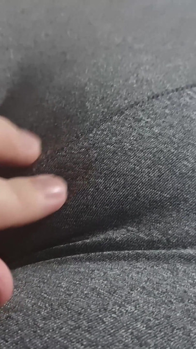 Compilation - Touching, squeezing and scratching my tight puffy pussy in leggings, shorts, spandex, suplex and yoga pants. | Clip 2