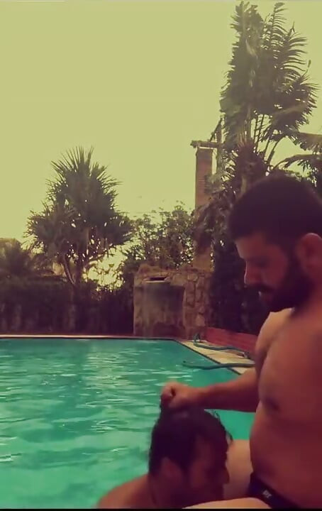 Poolboy Gets Fucked by Big Guy