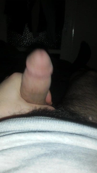 Masturbating