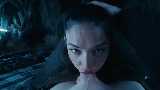 POV ass to mouth under the stars with kinky anal PAWG Nuria Millan