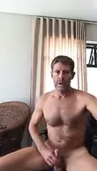 hot daddy jerking off