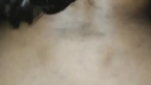 First Doggy style ever.  Bengali housewife hardcore with husband