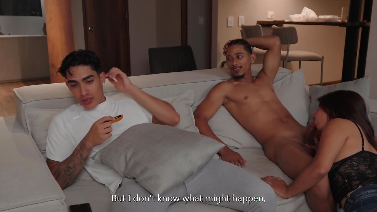 Two Cocks for a Peruvian Girl with a Tight Pussy