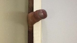Soft cock fucking a New Door Crack & Cumming