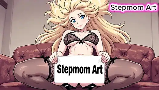 JOI Stepmom Horny on sofa - Come with me 100% You'll cum - Dirty Talk