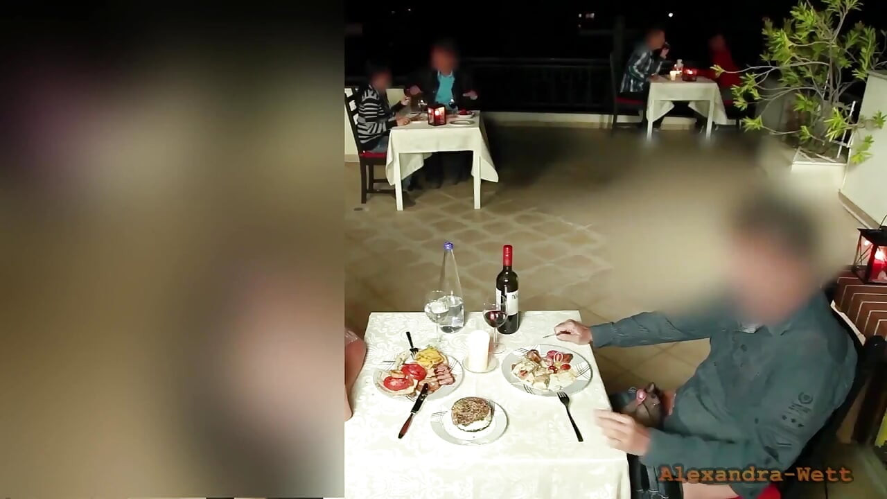 Blown Out in the Middle of the Restaurant, Under the Table
