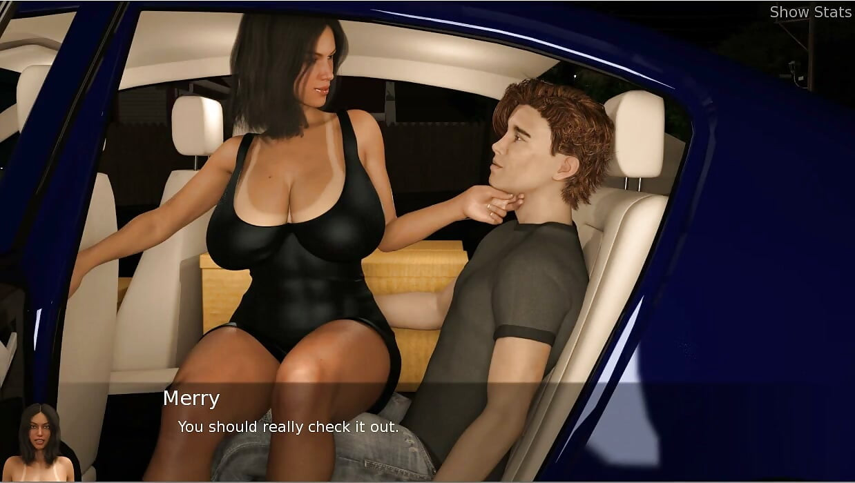 Project Hotwife - PhW - Gameplay - Jeu de rôle - Chevauchage en voiture avec une collègue sur les tours