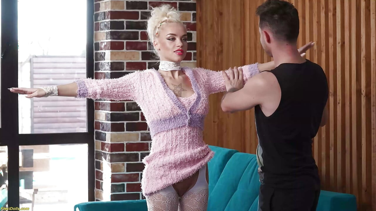 real skinny flexi doll rough ass fucked