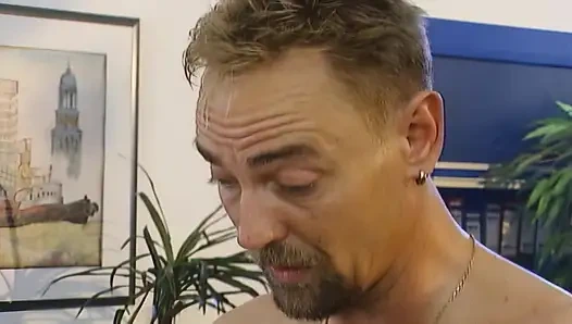 Blonde Bombshell Deepthroats Massive Cock Hungrily