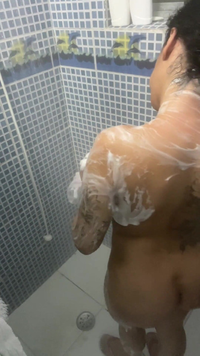 Take a shower with the hairy goddess | Clip 3