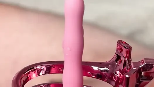 First attempt to put in the urethra tip and cage