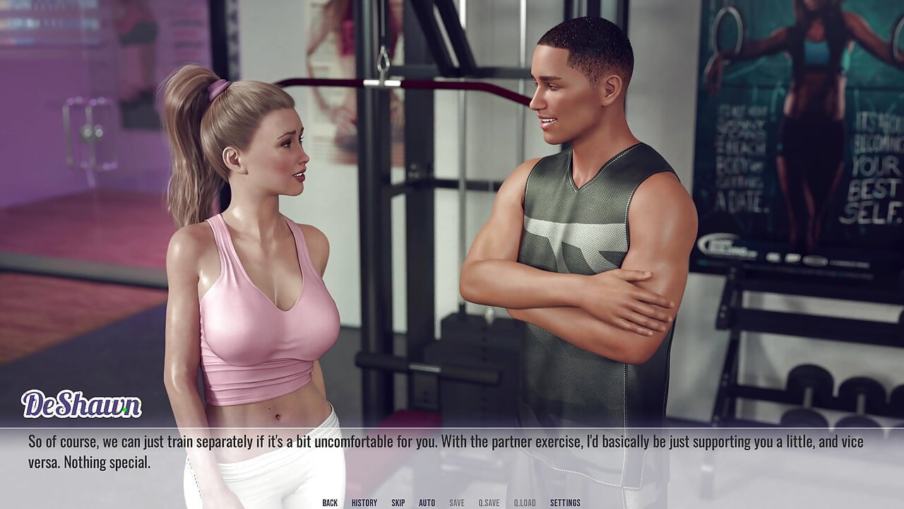 Vicky के जिम में लालसा वाला बड़ा काला