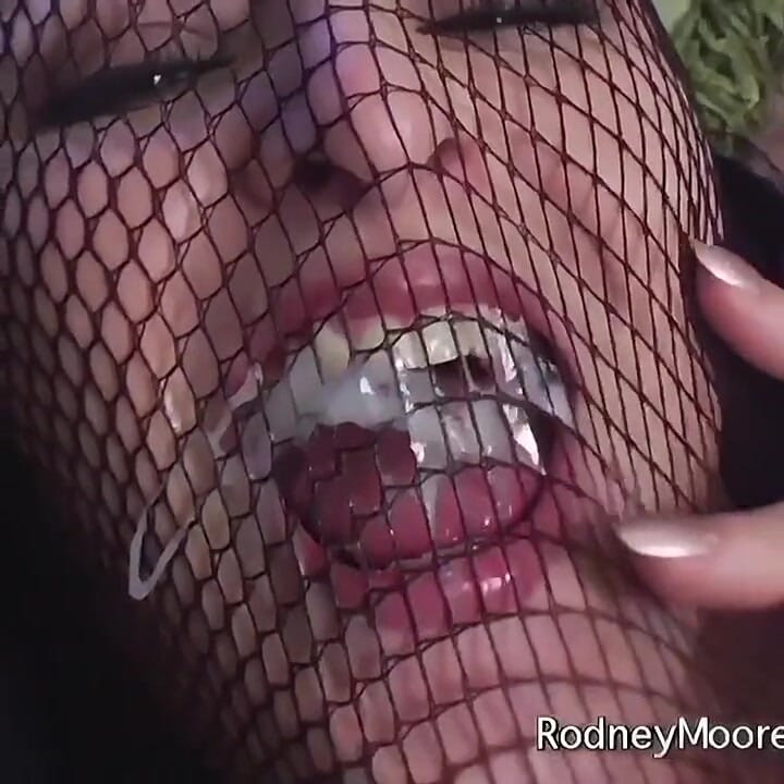 Epic butt kinky fishnet facial vintage Caroline Pierce