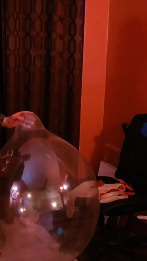 152) Three Big Round Balloons Popped by Looner Daddy | Clip 3