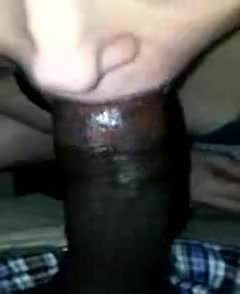 Close up of step daddys big penis  getting a blowjob