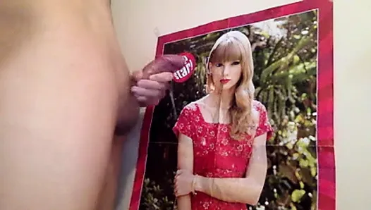 Cum tribute for Taylor Swift