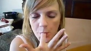 cum finger licking good