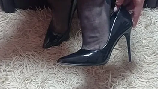 My sexy nylon feet