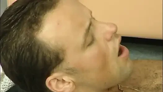 Adorable hottie playing with cock