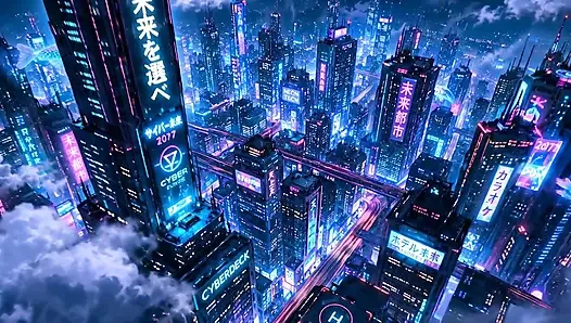 Neon Ghost of the Midnight Grid - Ai Video
