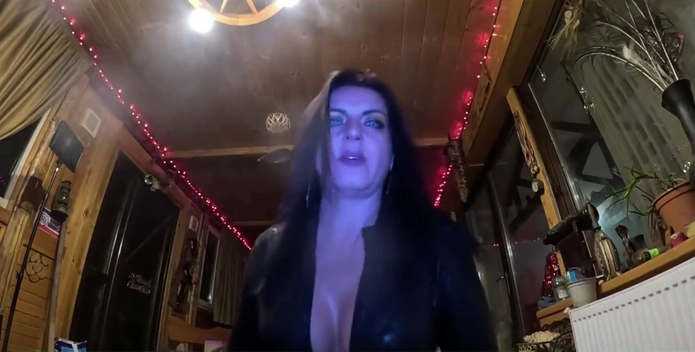 Obey My Tits Vampire Gooning JOI with Leather & Sparkling Claws