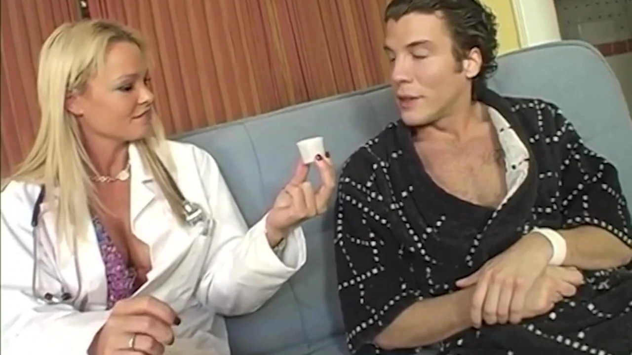 Big Tit Blonde Fertility Doctor Makes House Call