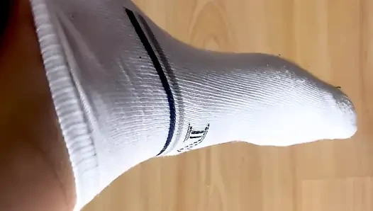 Fetish kaki berkeringat setelah gym