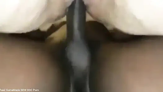 Fucking Polish SSBBW doggy cumming all over her big booty