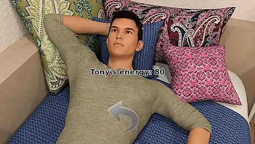 Big city pleasures: guy caught his roommate masturbates in her room - ep. 20