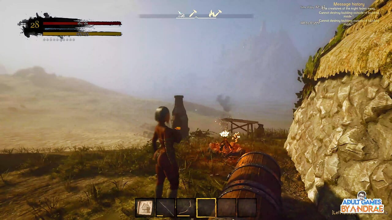 פרק 7: בניית המטבח, המיטה והאמבטיה של בית האבן באי המרשעת (משחקיות)