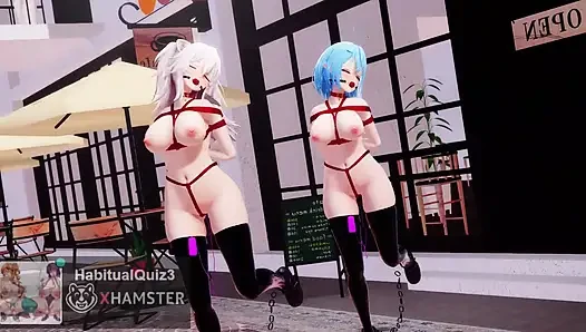 mmd r18 shishi lamy heart pie dance hall ngentot habis-habisan pakai dildo ahegao dansa seks gangbang bokep hentai 3d