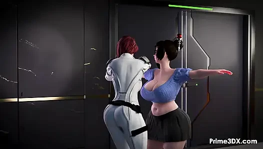 İnek prime3dx'te futa üçlü seks yapıyor