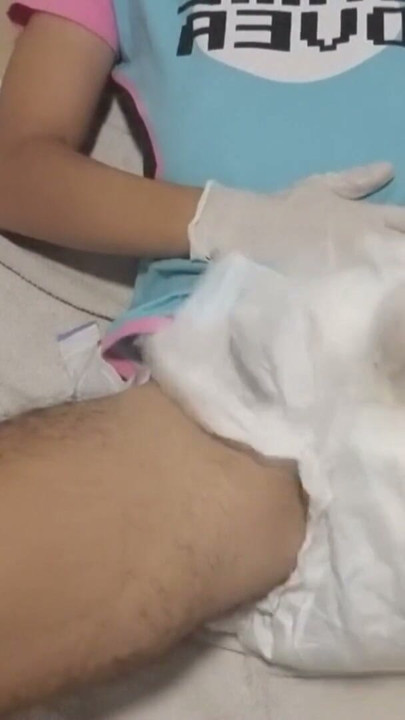 ABDL Diaper Boy Cumming In His Diaper | Clip 1