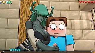 Minecraft horny craft - 第42部分 脚和打手枪！By LoveSkySan69