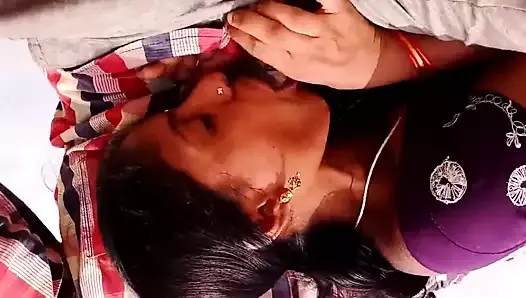 Desi aunty sucking dick her husband