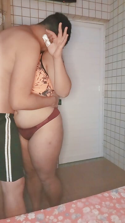 Running My Hand Over My Stepsister's Pussy