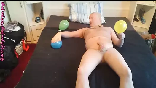 Naylon ve balon eğlencesi