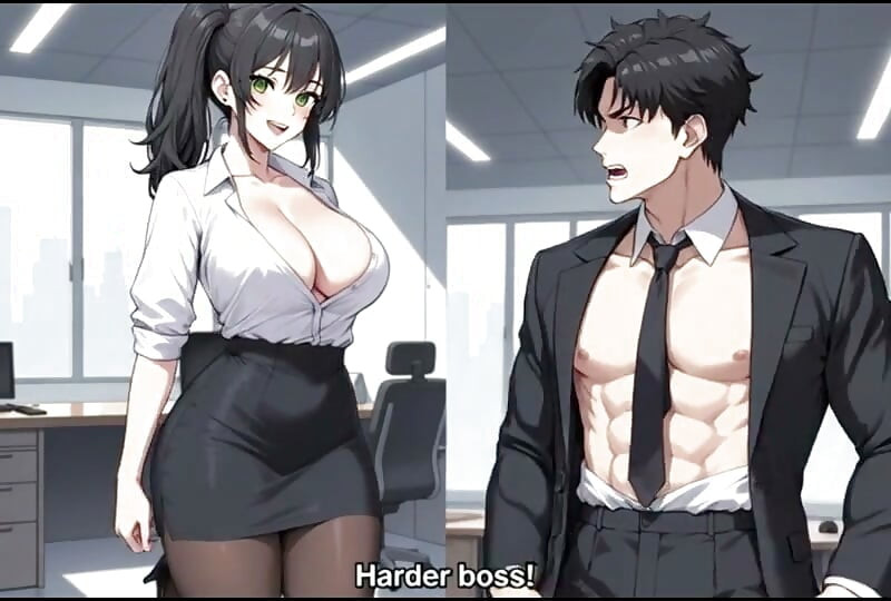 Big tits secretary gets bent over the desk by her boss for fucking private meeting