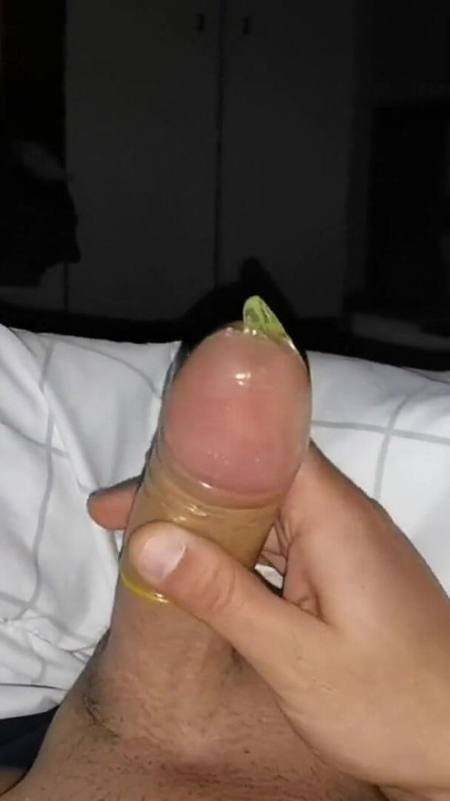 Naughty Boy Loud Moaning While Filling A Condom | Clip 1