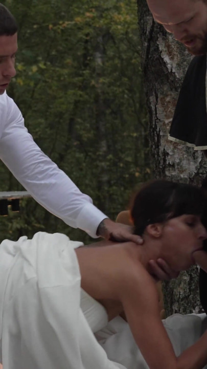 The last time before getting married with two cocks | Clip 1