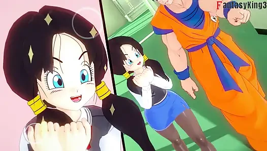Android 18 seduces Gohan at the university - Dragon Ball Zex Series