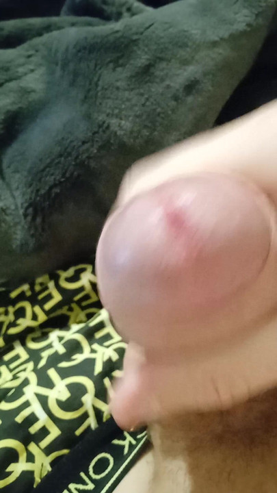 My girlfriend said she would sit on my face if I didn't masturbate my fat cock well